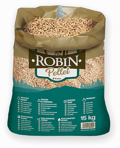 worek pelletu opałowego Robin do kupienia w Skawinie lub sklepie internetowym